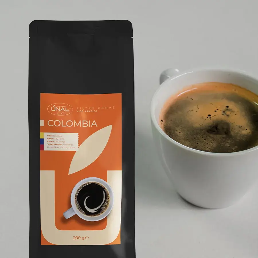 Colombia Filtre Kahve 200 Gr Paket (Çekirdek)